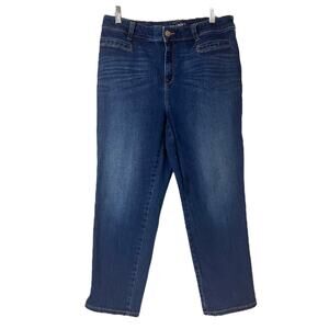 Chico’s Jeans Platinum Crop High Rise Dark Wash Chico’s Size 1 - Women's Size 8